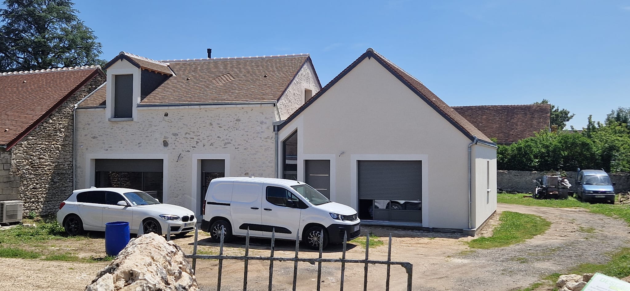 Rénovation complète d'une maison en pierre et création d'une extension